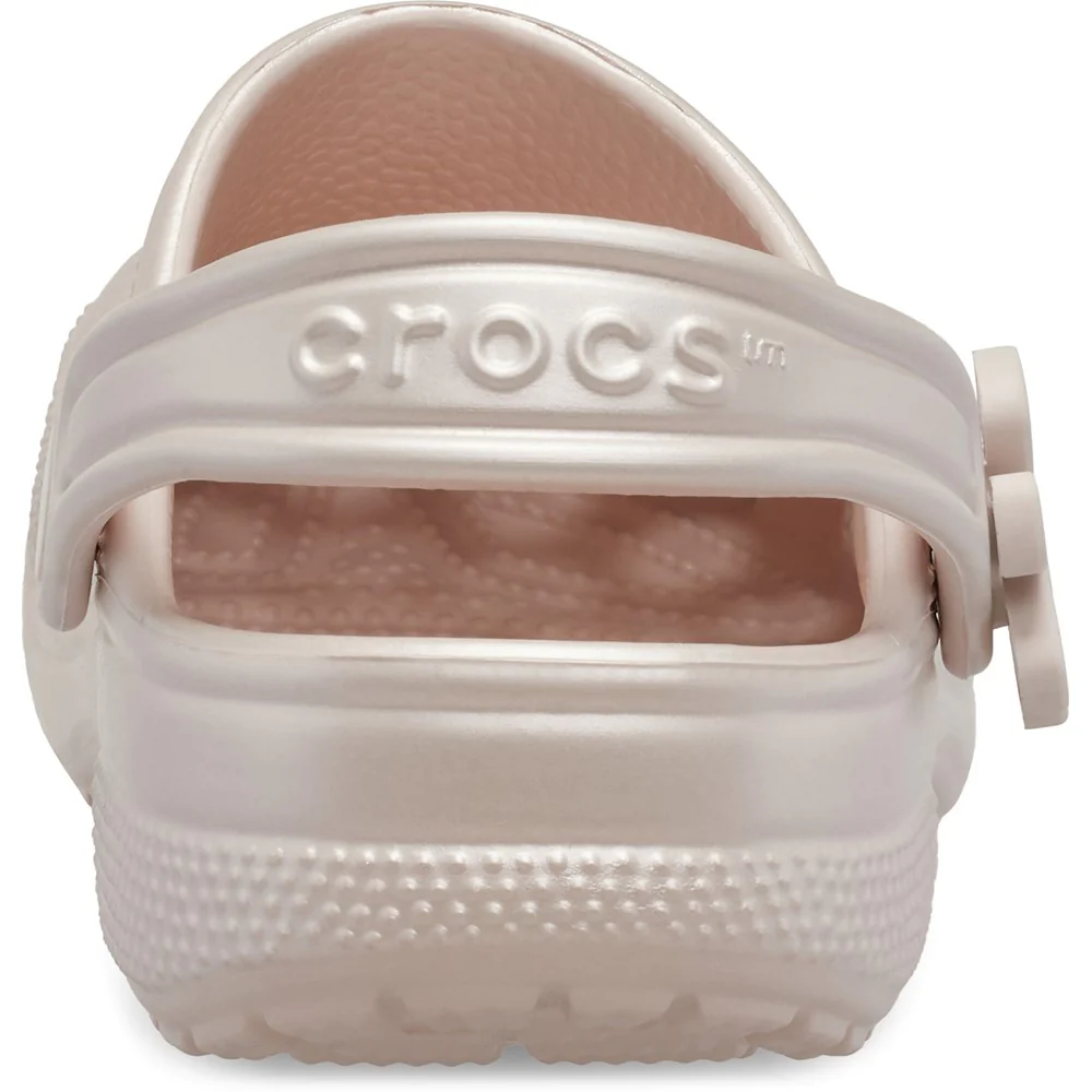 Crocs Kids Classic Pearl Shine Clogs - Image 2