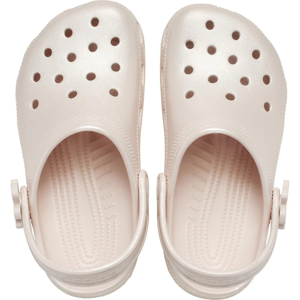 Crocs Kids Classic Pearl Shine Clogs - Image 4