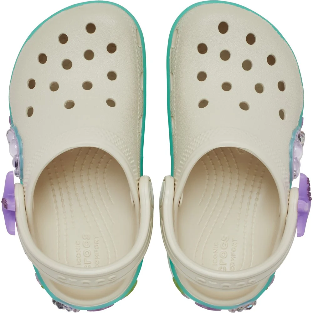 Crocs Toddler Classic Sea Sparkle Clogs - Image 5
