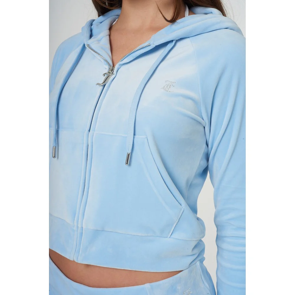 Juicy Couture Classic Velour Hoodie With Juicy  Logo - Image 5