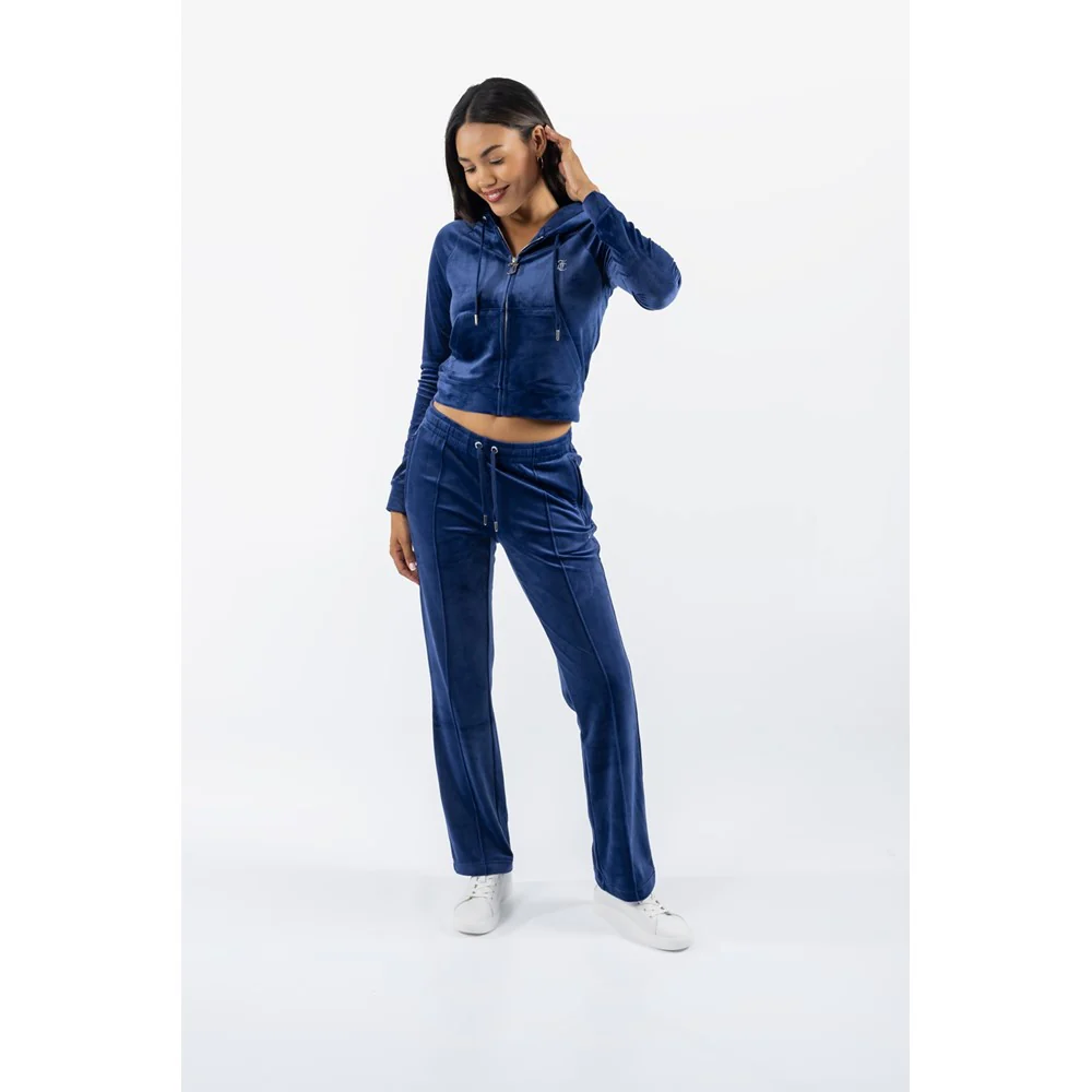 Juicy Couture Classic Velour Hoodie With Juicy  Logo - Image 4