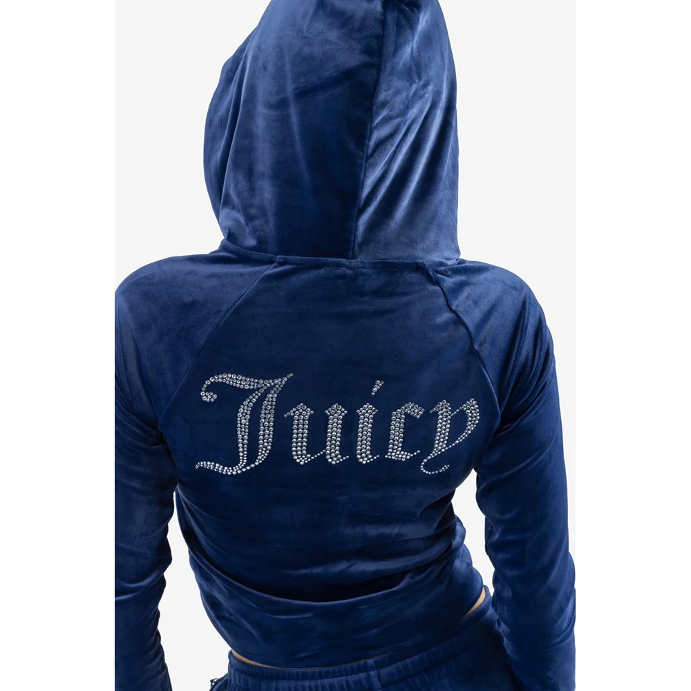 Juicy Couture Classic Velour Hoodie With Juicy  Logo - Image 7