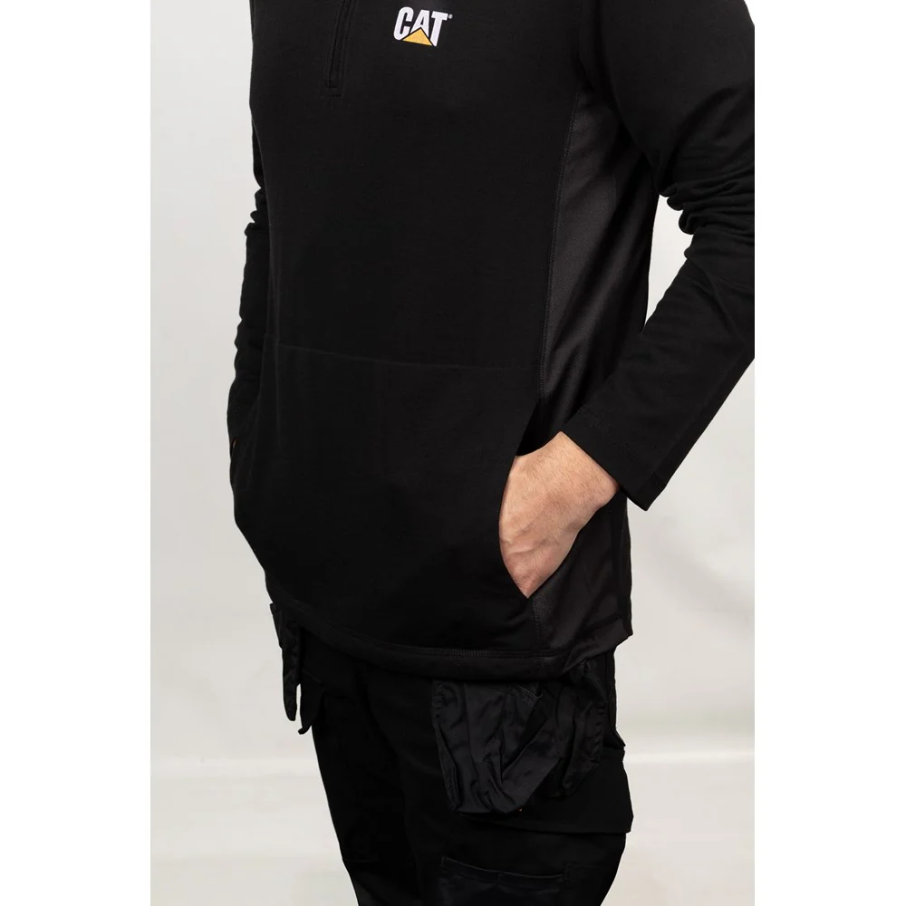 Caterpillar Coolmax Quarter Zip Hoodie - Image 8