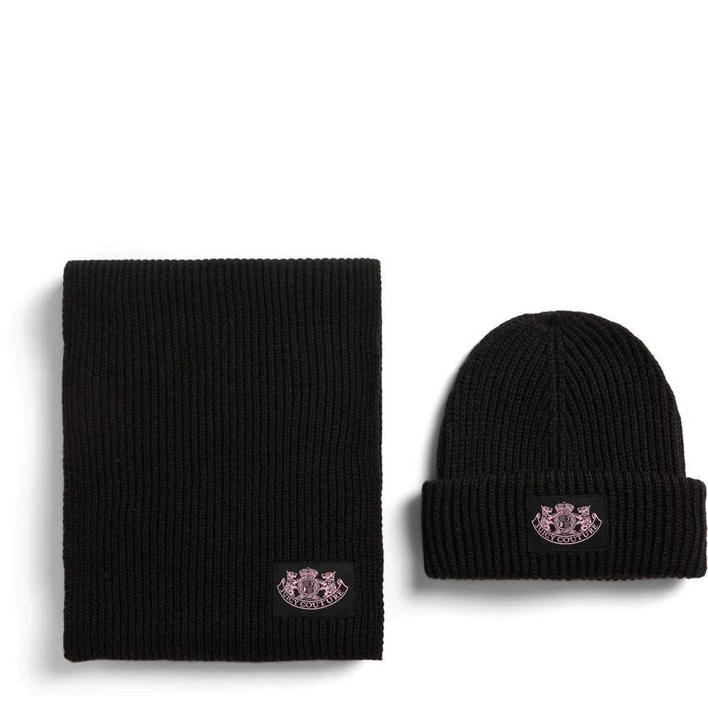 Juicy Couture Crest Scarf and Beanie Set - Image 2