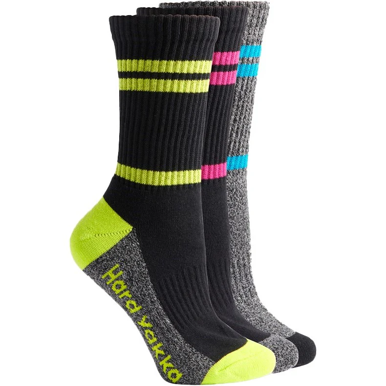 Hard Yakka Crew 3 Pack Work Sock - Image 2