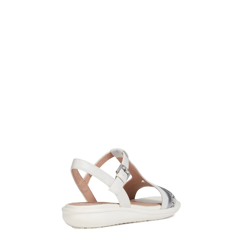 Geox D Jearl Sand B Buckle Sandal - Image 2