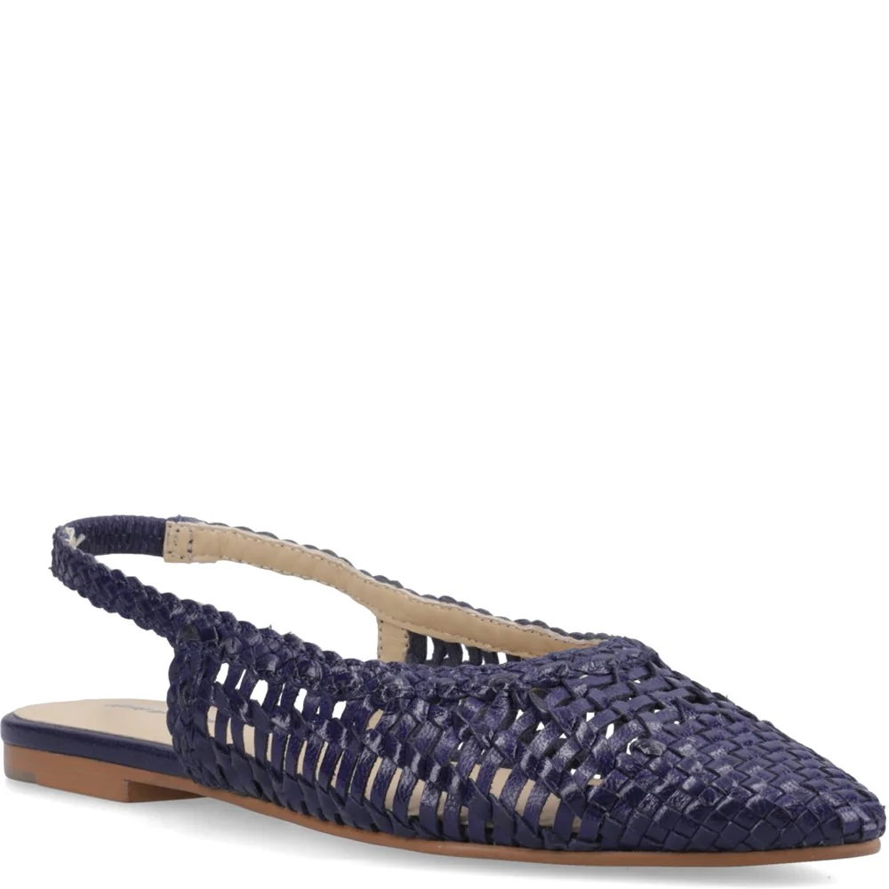 Hush Puppies Dalia Woven Slingback Ballerinas