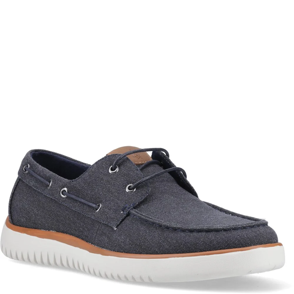 Hush Puppies Daniel Canvas Boat Shoes