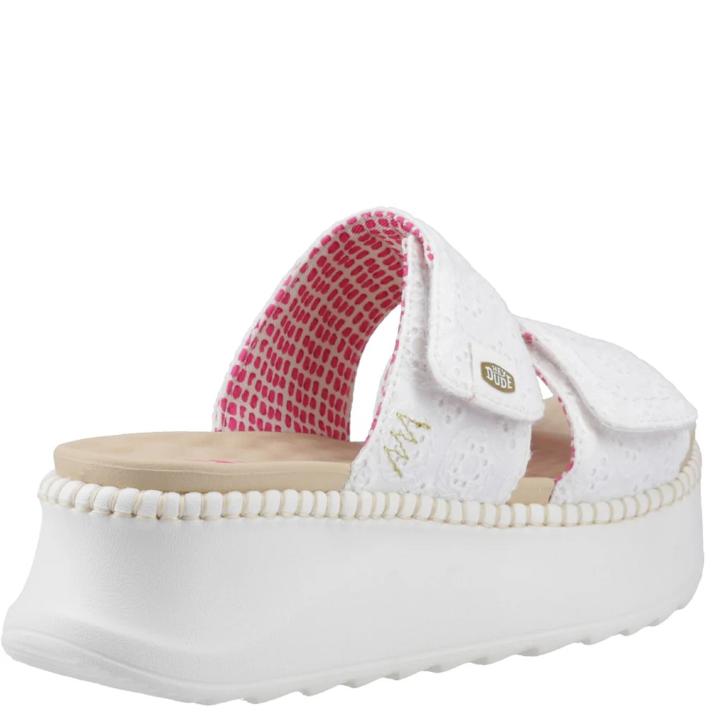 HEYDUDE Delray Slide Eyelet Sandal - Image 2
