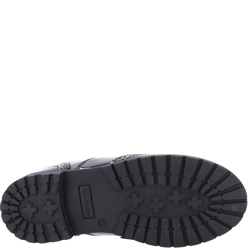 Hush Puppies Eadie Junior Patent School Shoes - Image 3
