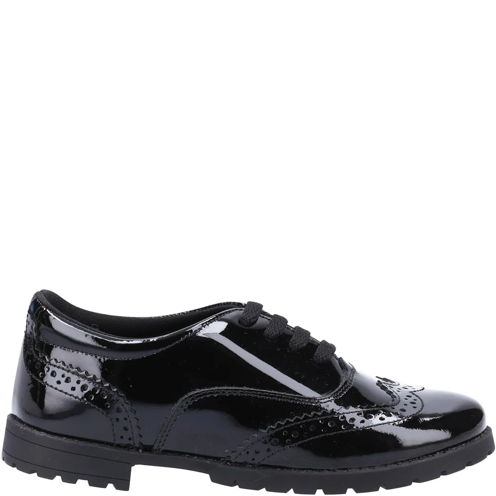 Hush Puppies Eadie Junior Patent School Shoes - Image 4