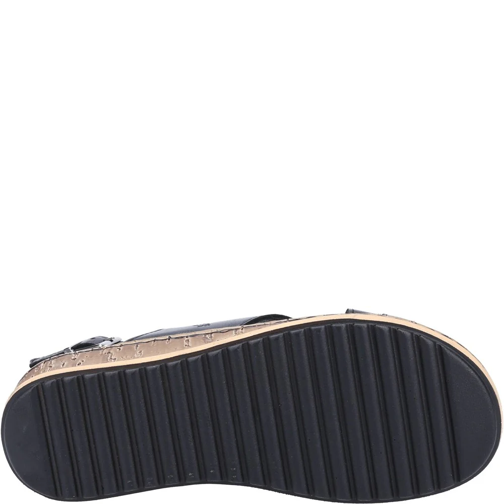 Hush Puppies Elena Cross Over Wedge Sandal - Image 3