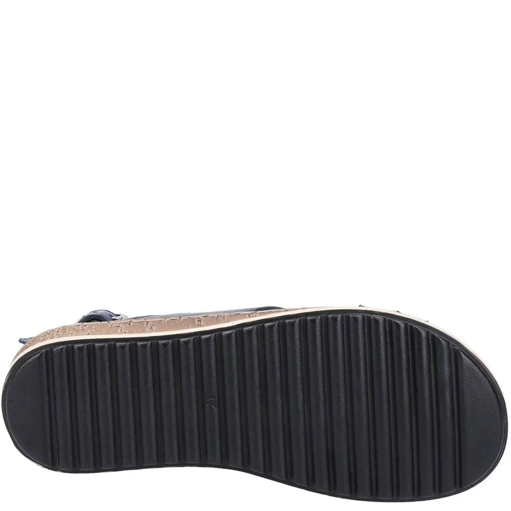 Hush Puppies Elena Cross Over Wedge Sandal - Image 3