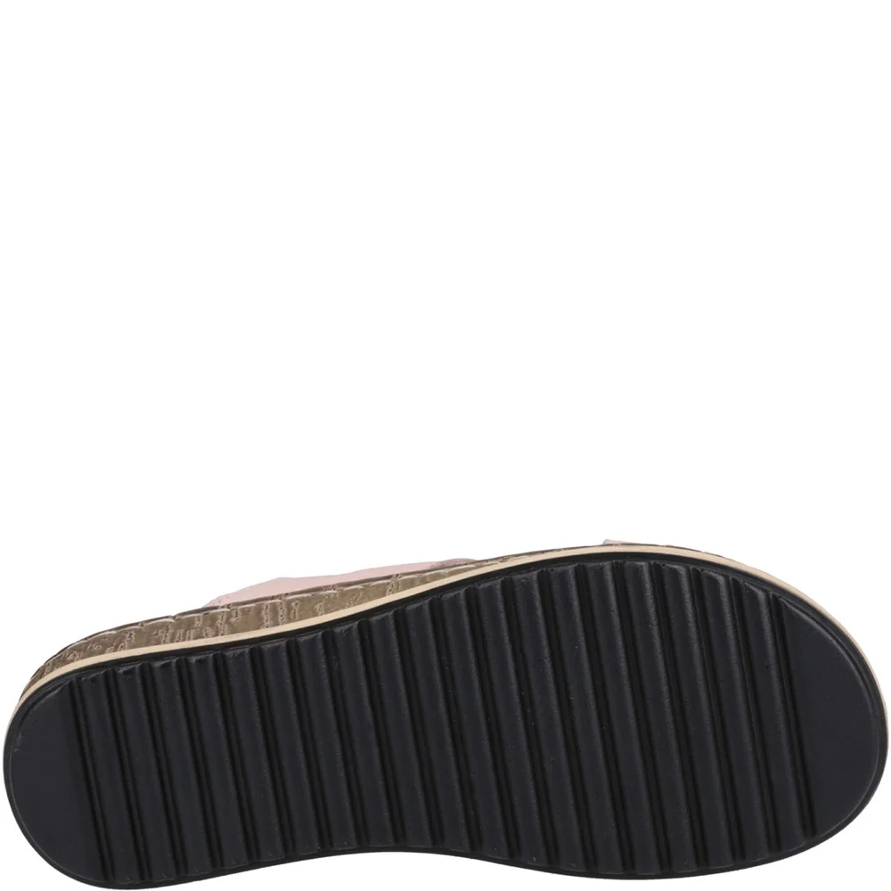 Hush Puppies Elena Cross Over Wedge Sandal - Image 3