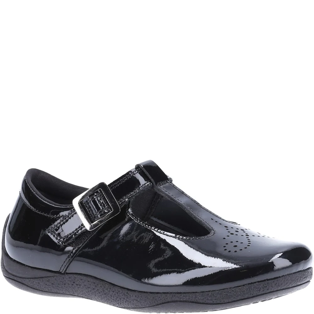 Hush Puppies Eliza Junior Patent School Shoes