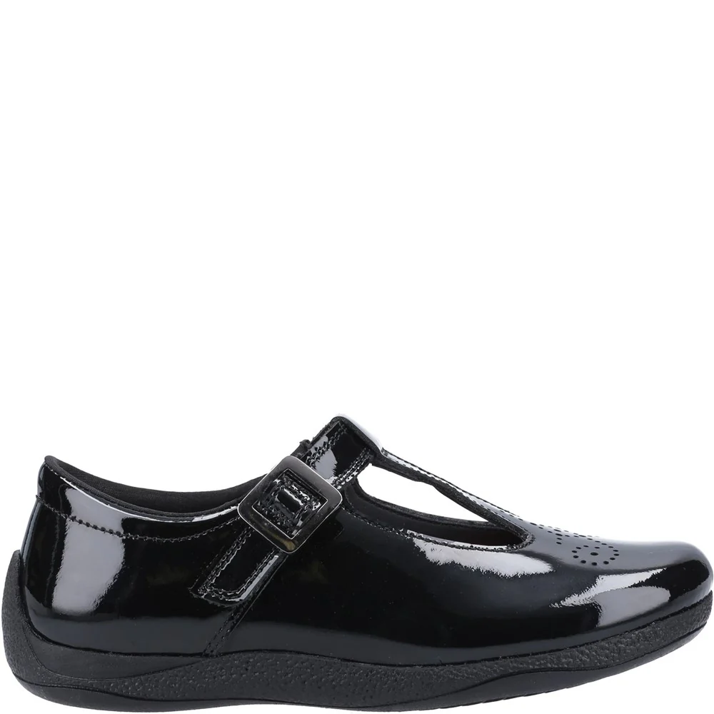 Hush Puppies Eliza Junior Patent School Shoes - Image 4