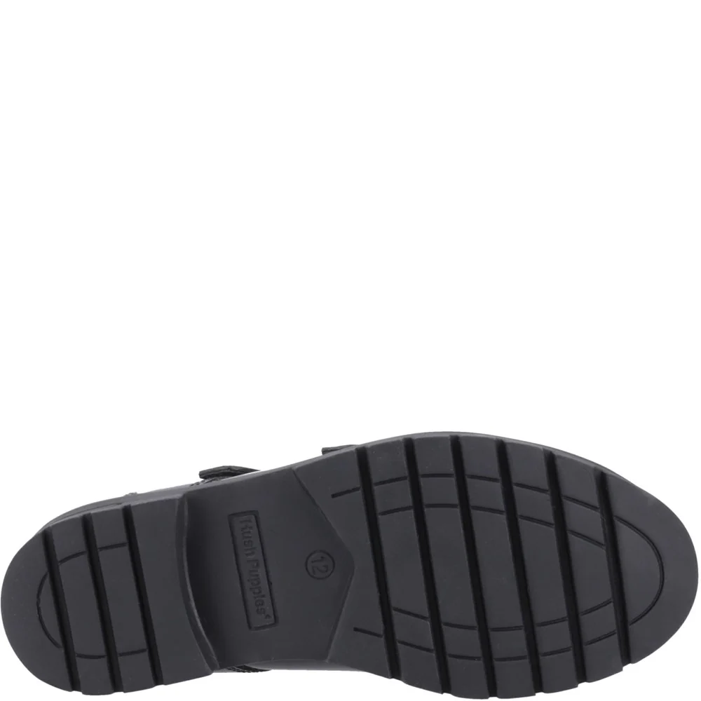 Hush Puppies Ella Patent Junior School Shoes - Image 3