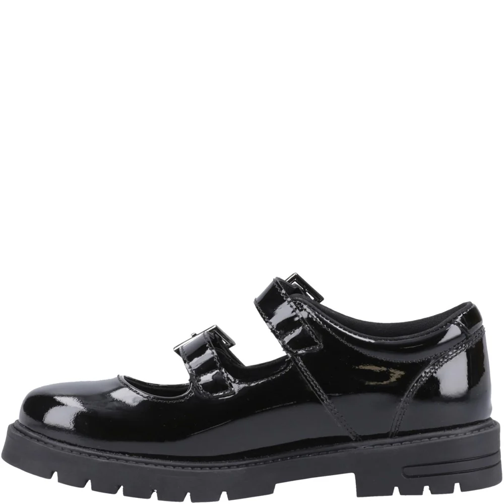 Hush Puppies Ella Patent Junior School Shoes - Image 4