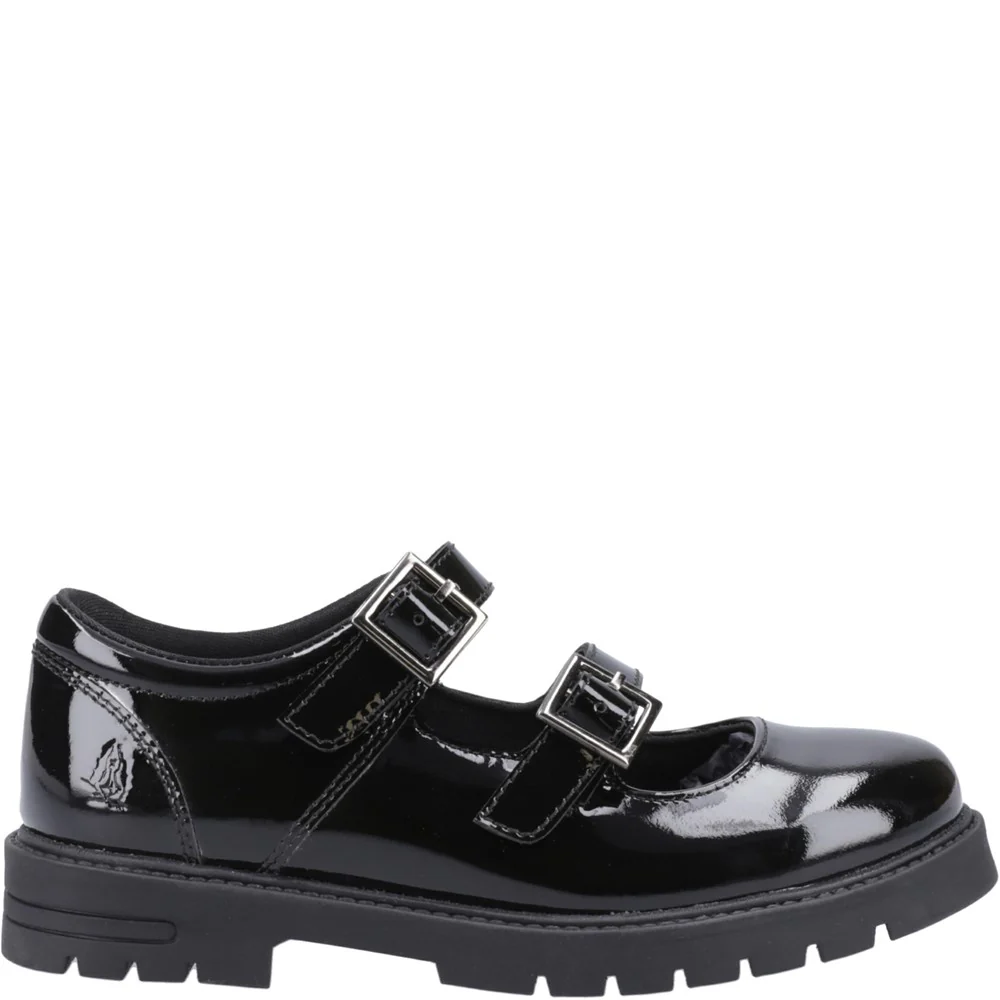 Hush Puppies Ella Patent Senior School Shoes - Image 5