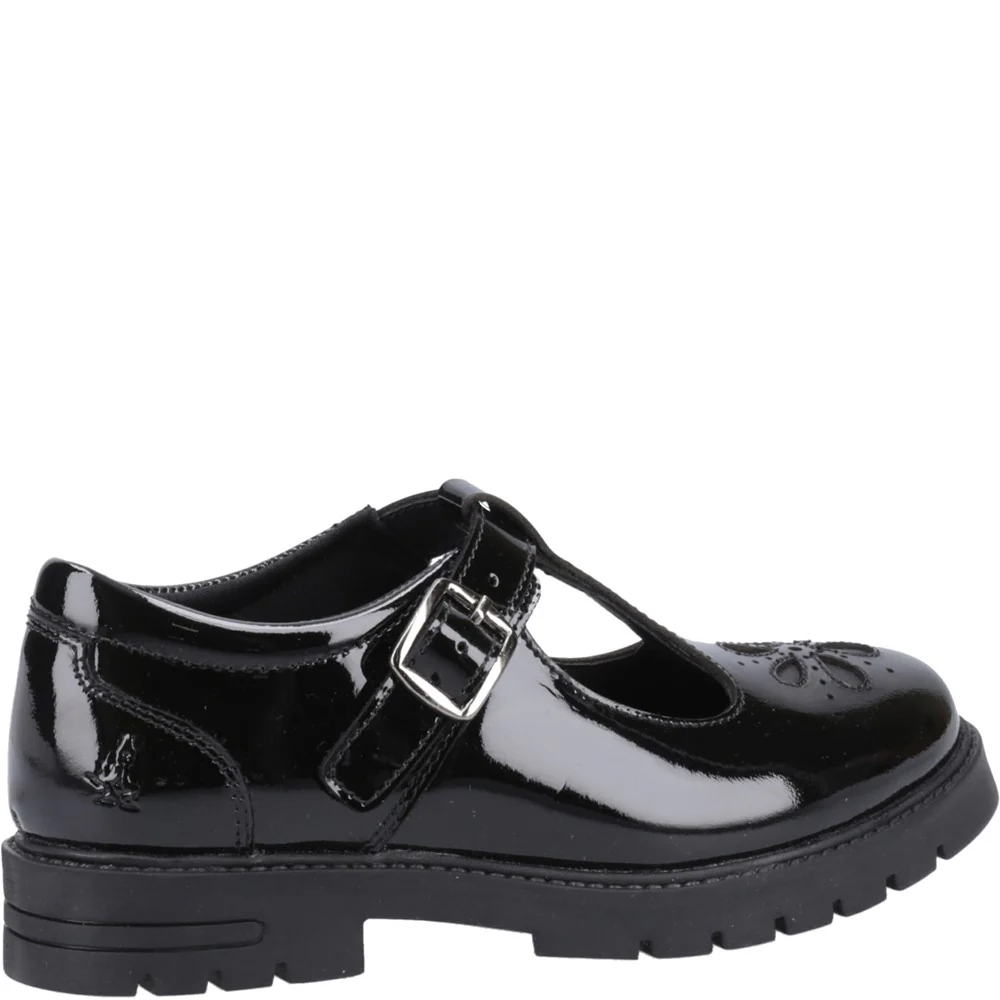 Hush Puppies Fiona Patent Senior School Shoes - Image 2