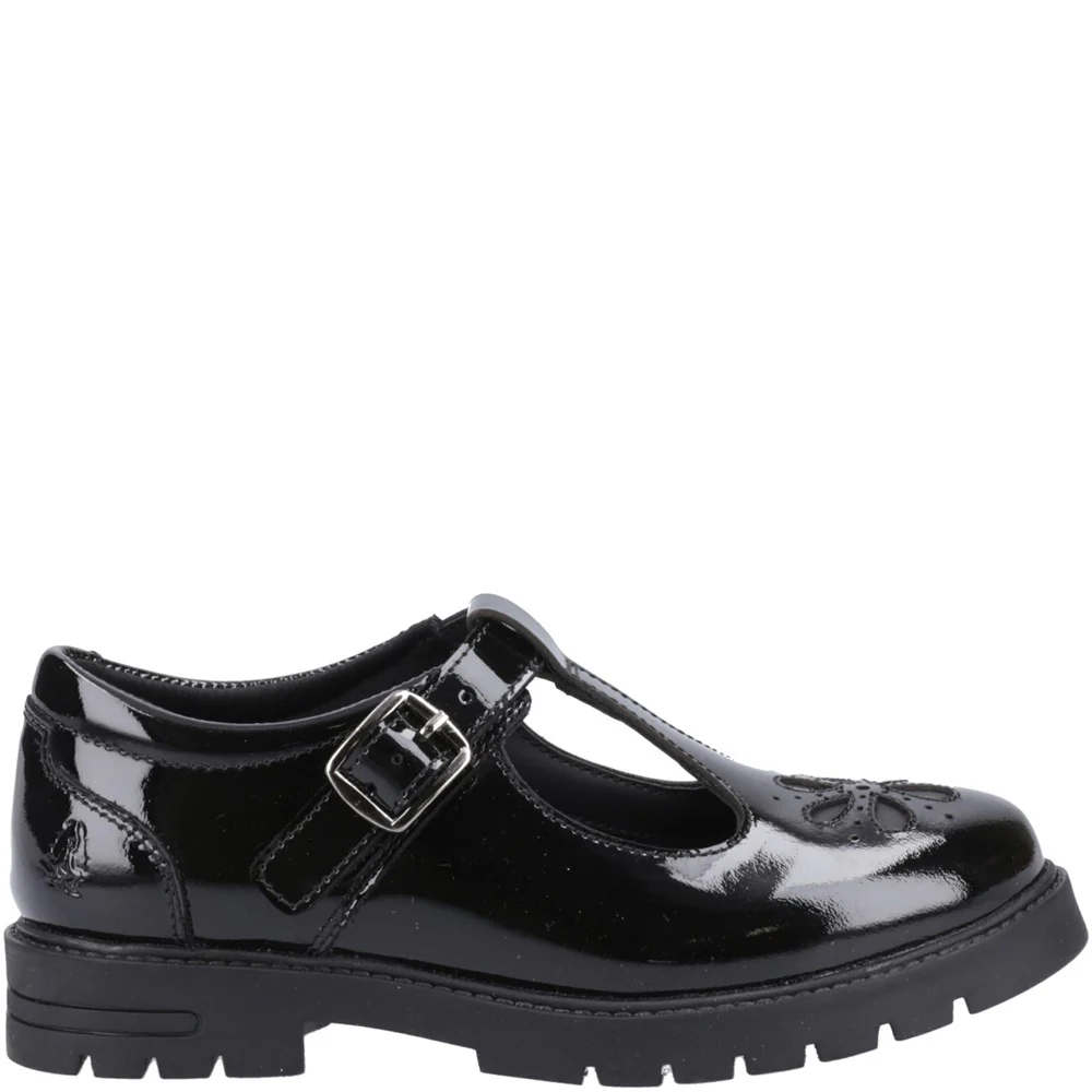Hush Puppies Fiona Patent Senior School Shoes - Image 5