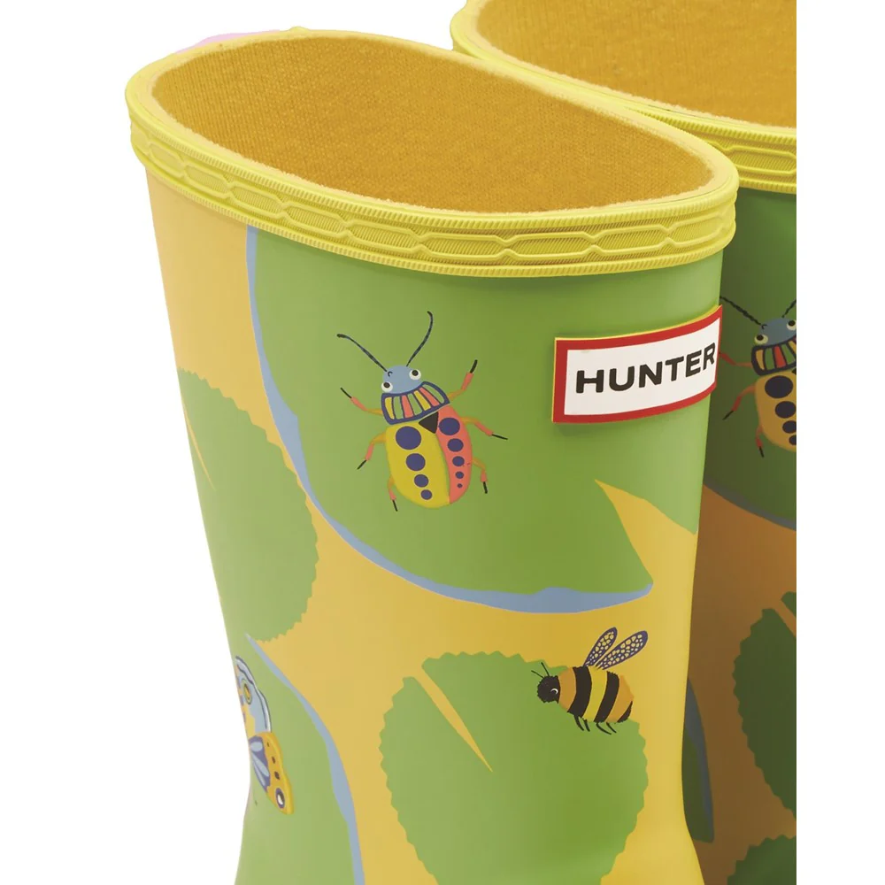 Hunter First Classic Lilly Pad Wellington Boot - Image 4