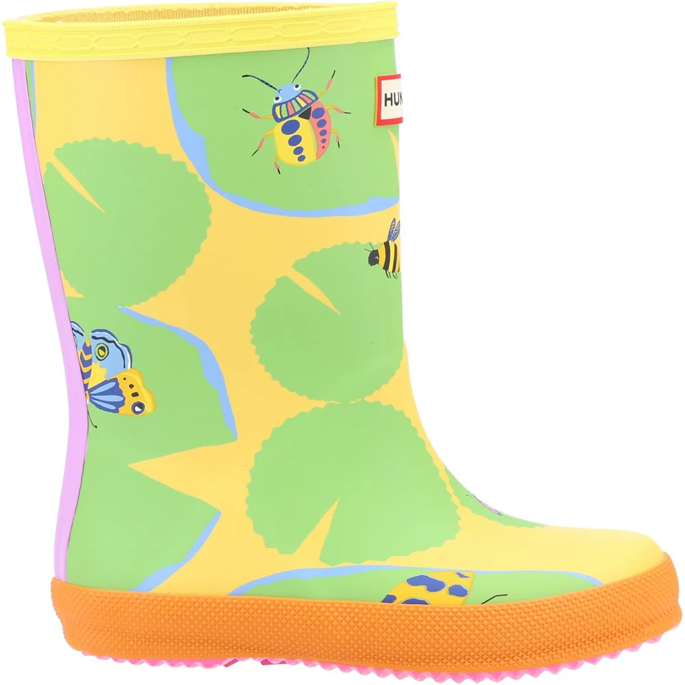 Hunter First Classic Lilly Pad Wellington Boot - Image 5
