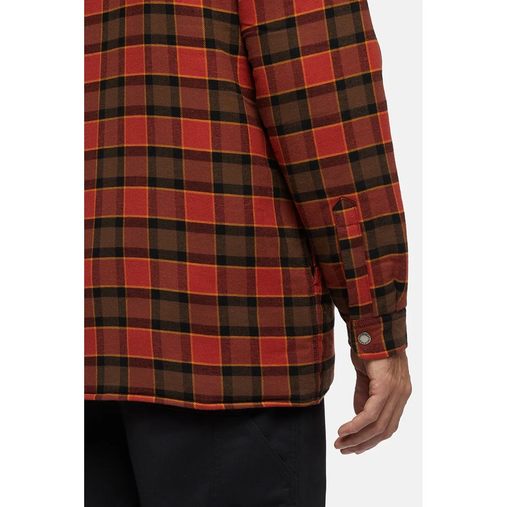 Dickies Fleece Hooded Flannel Shirt - Image 4