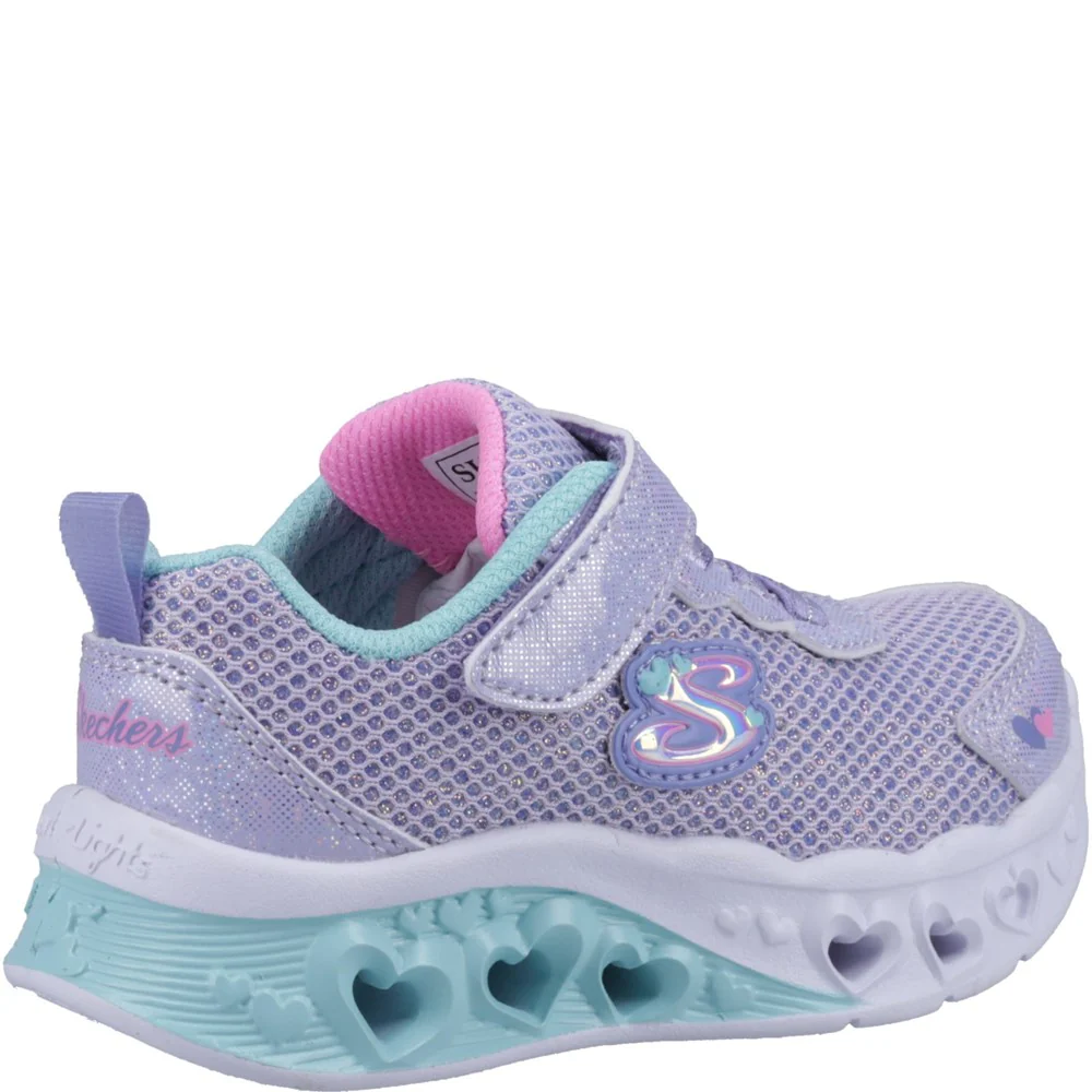 Skechers Flutter Heart Lights Bring Sparkle Trainers - Image 2