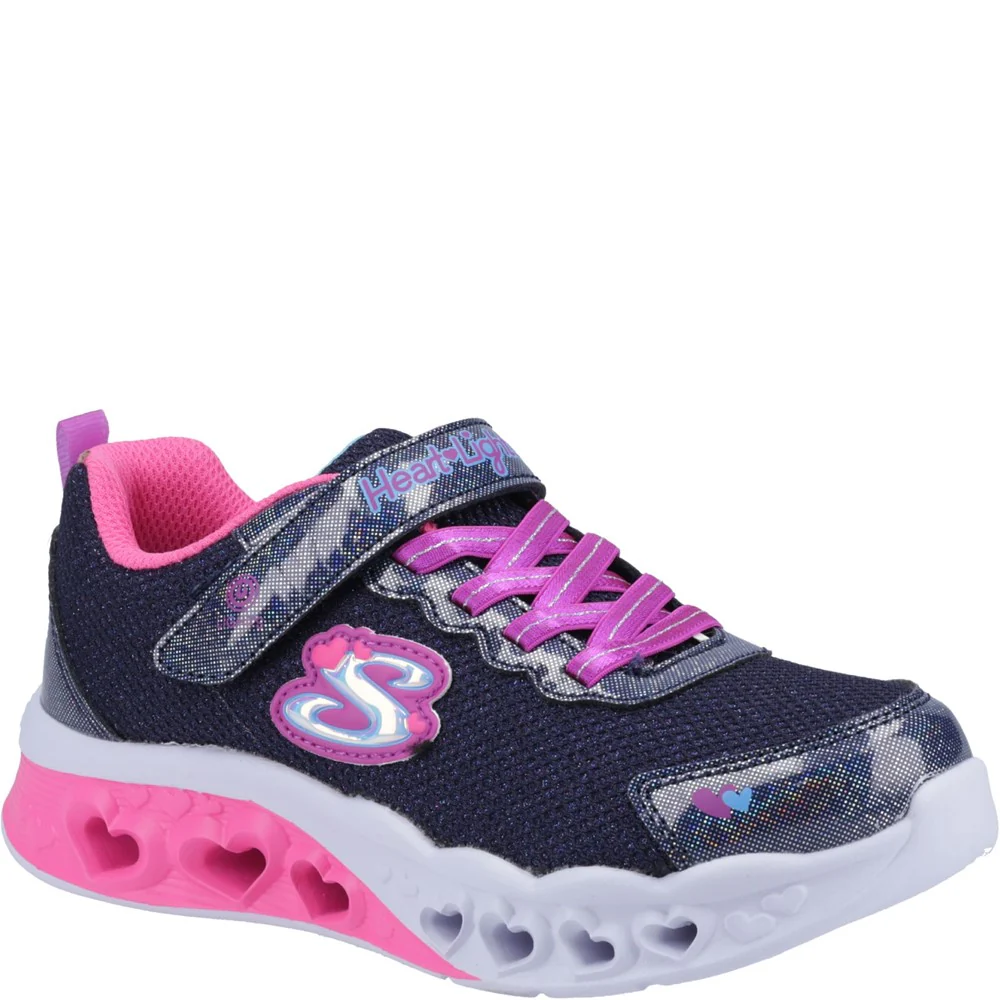 Skechers Flutter Heart Lights Bring Sparkle Trainers - Image 3