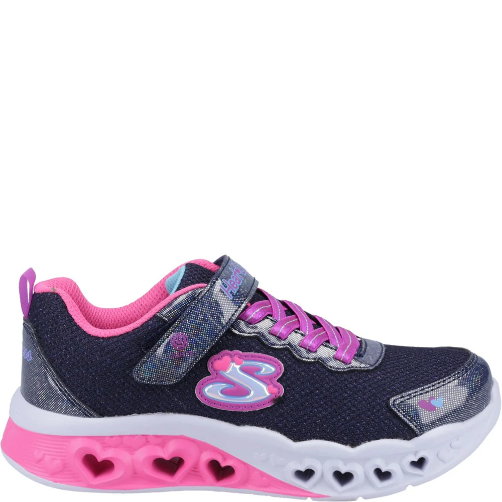 Skechers Flutter Heart Lights Bring Sparkle Trainers - Image 4