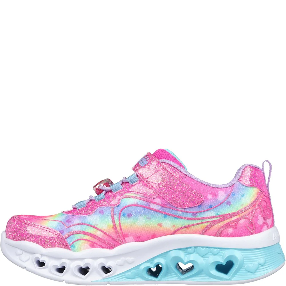 Skechers Flutter Heart Lights - Groovy Swirl Shoe - Image 4