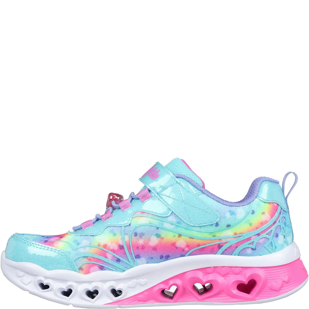Skechers Flutter Heart Lights - Groovy Swirl Shoe - Image 4