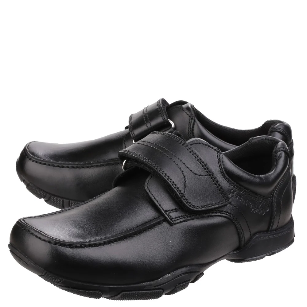 Hush Puppies Freddy Single Fit Senior School Shoes - Image 6