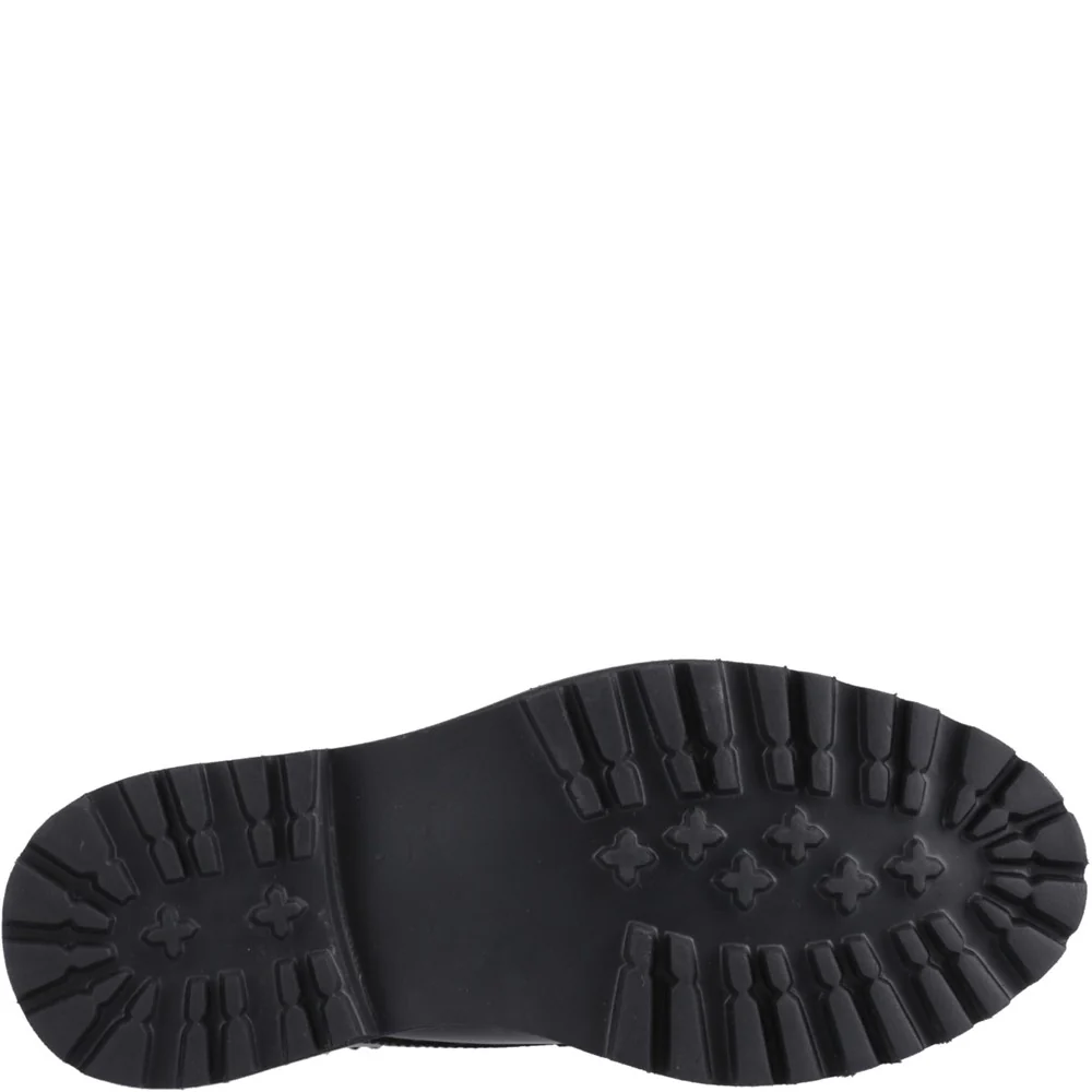 Hush Puppies Gabi Lace Up Patent Junior School Shoes - Image 3