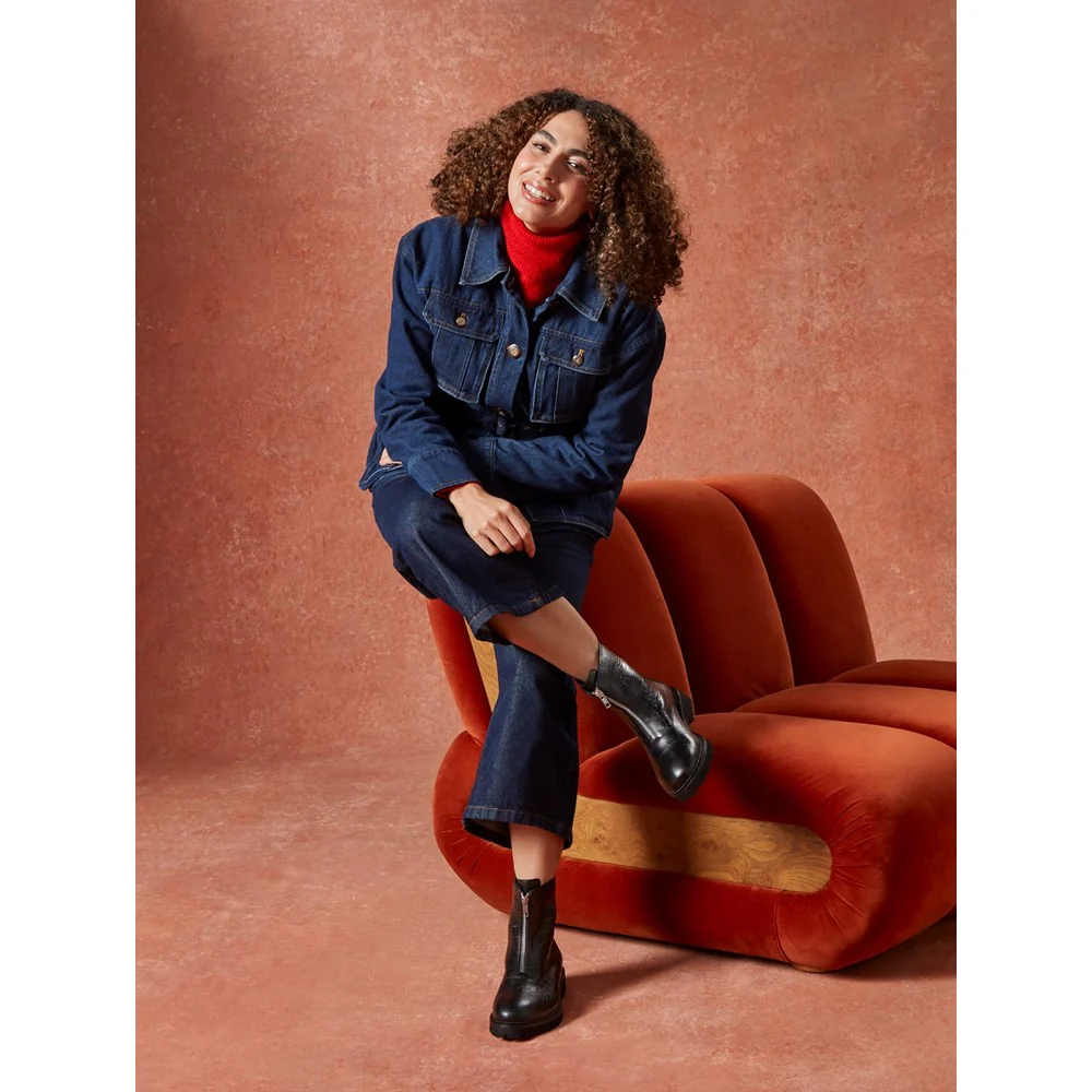 Hush Puppies Gena Front Zip Boot - Image 6