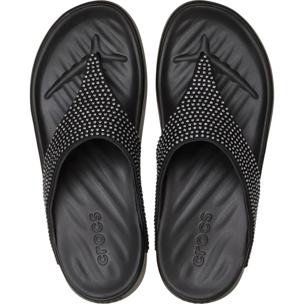 Crocs Getaway Gems Triangle Flip Flops - Image 5