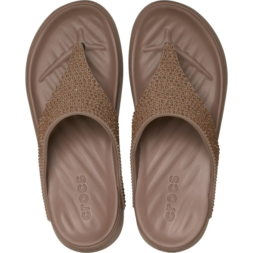 Crocs Getaway Gems Triangle Flip Flops - Image 5