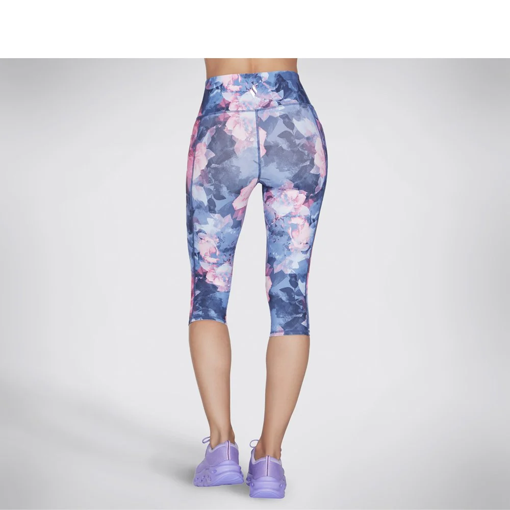 Skechers GO WALK HW Summer Rose Capri Leggings - Image 2