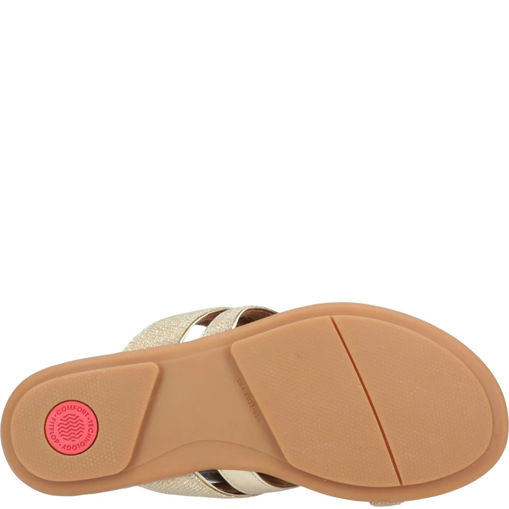 Fitflop Gracie Shimmerlux Strappy Toe Post Sandals - Image 3