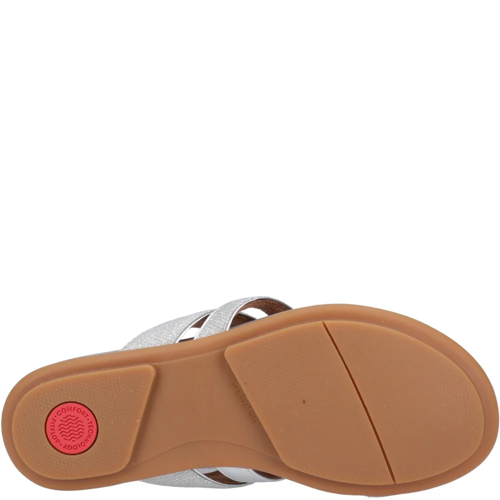 Fitflop Gracie Shimmerlux Strappy Toe Post Sandals - Image 3