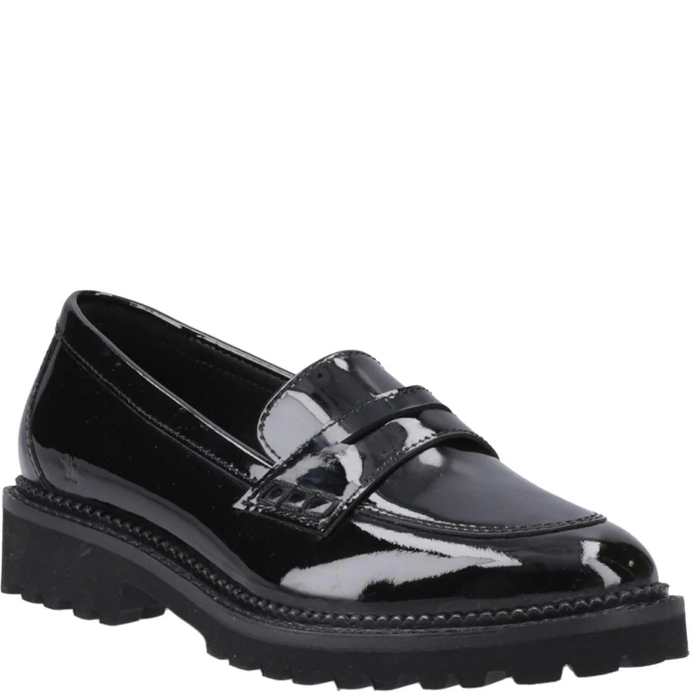 Hush Puppies Grazia Loafer Patent XL Senior School Shoes