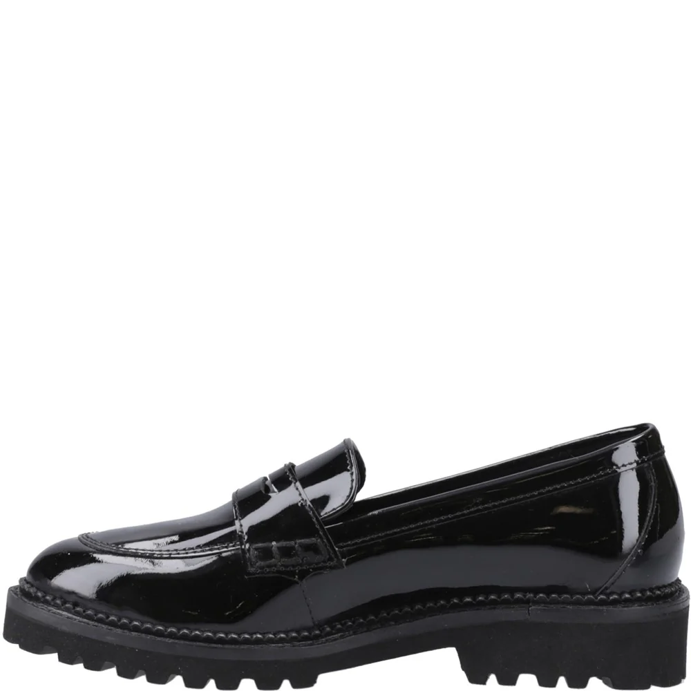 Hush Puppies Grazia Loafer Patent XL Senior School Shoes - Image 4