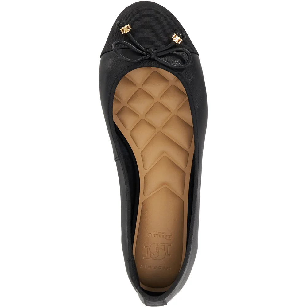 Dune Hallo Wide Fit Ballerinas - Image 3
