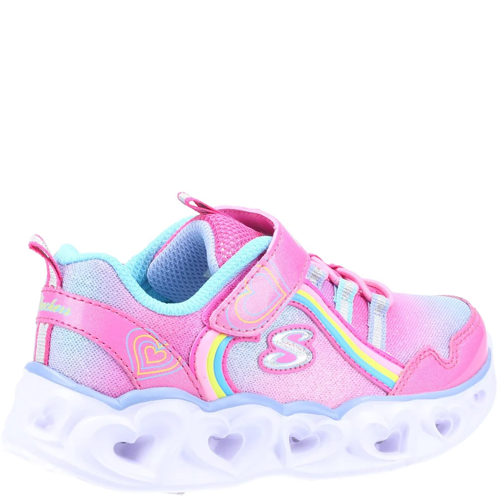 Skechers Heart Lights Rainbow Lux Sports Shoes - Image 2