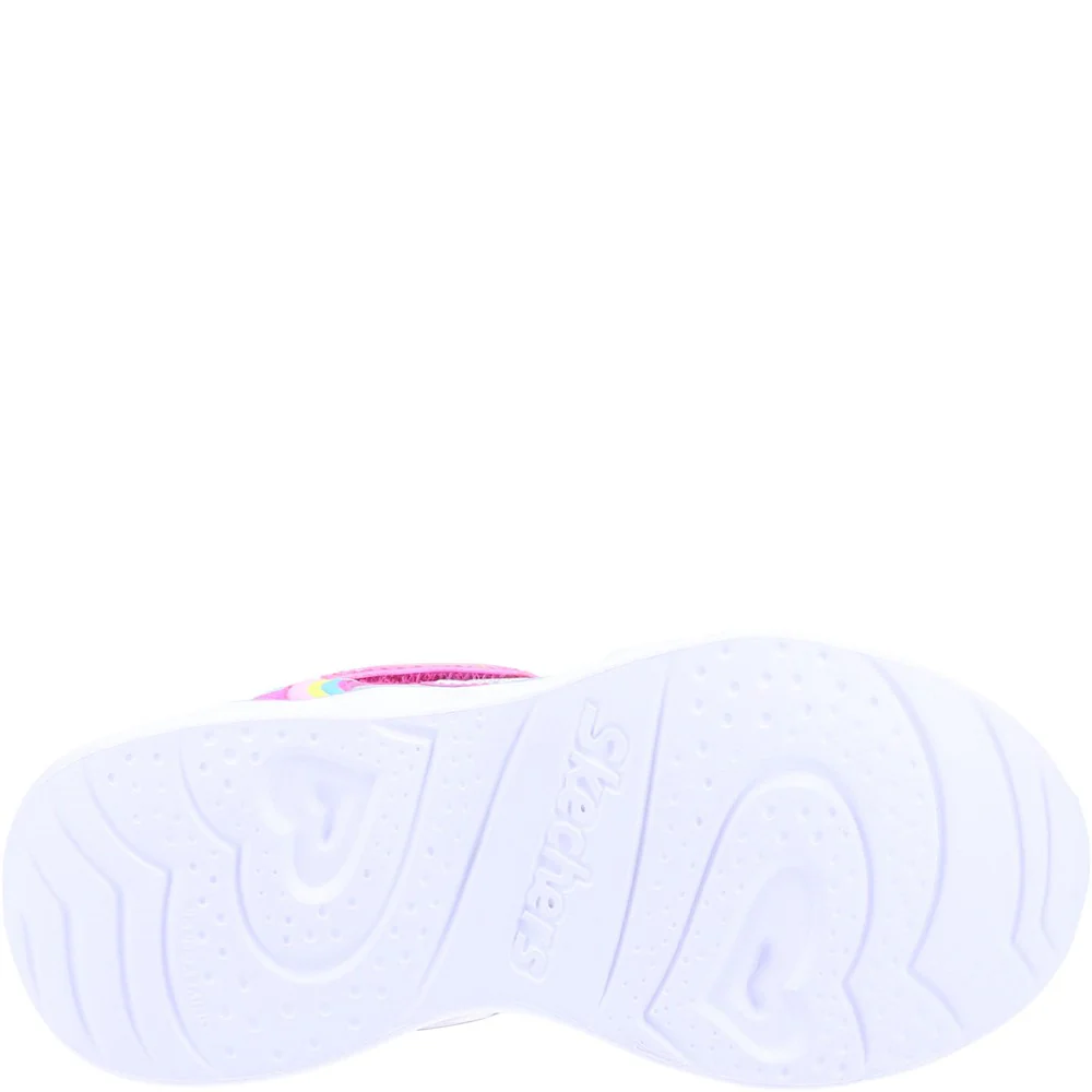 Skechers Heart Lights Rainbow Lux Sports Shoes - Image 3
