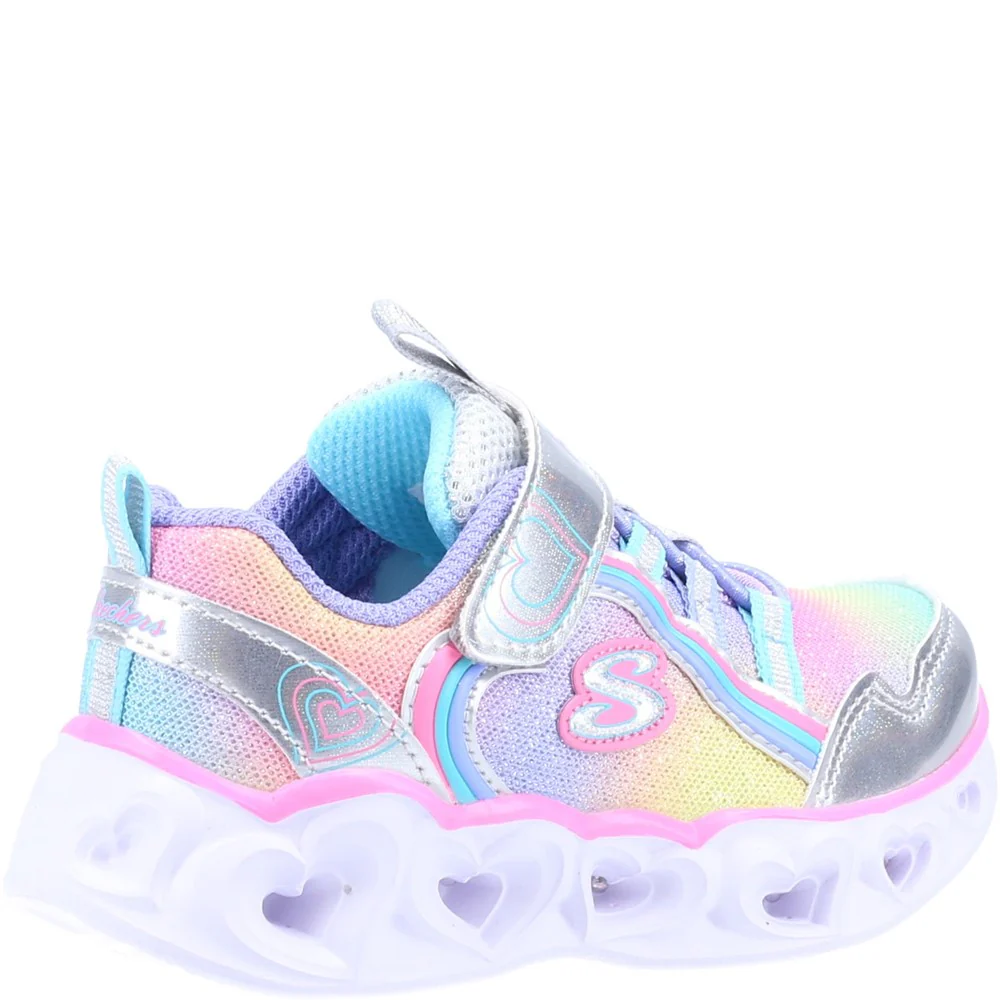 Skechers Heart Lights Rainbow Lux Sports Shoes - Image 2