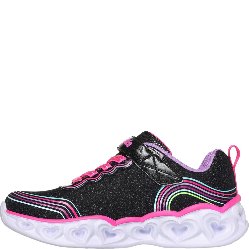Skechers Heart Lights Retro Hearts Trainers - Image 4