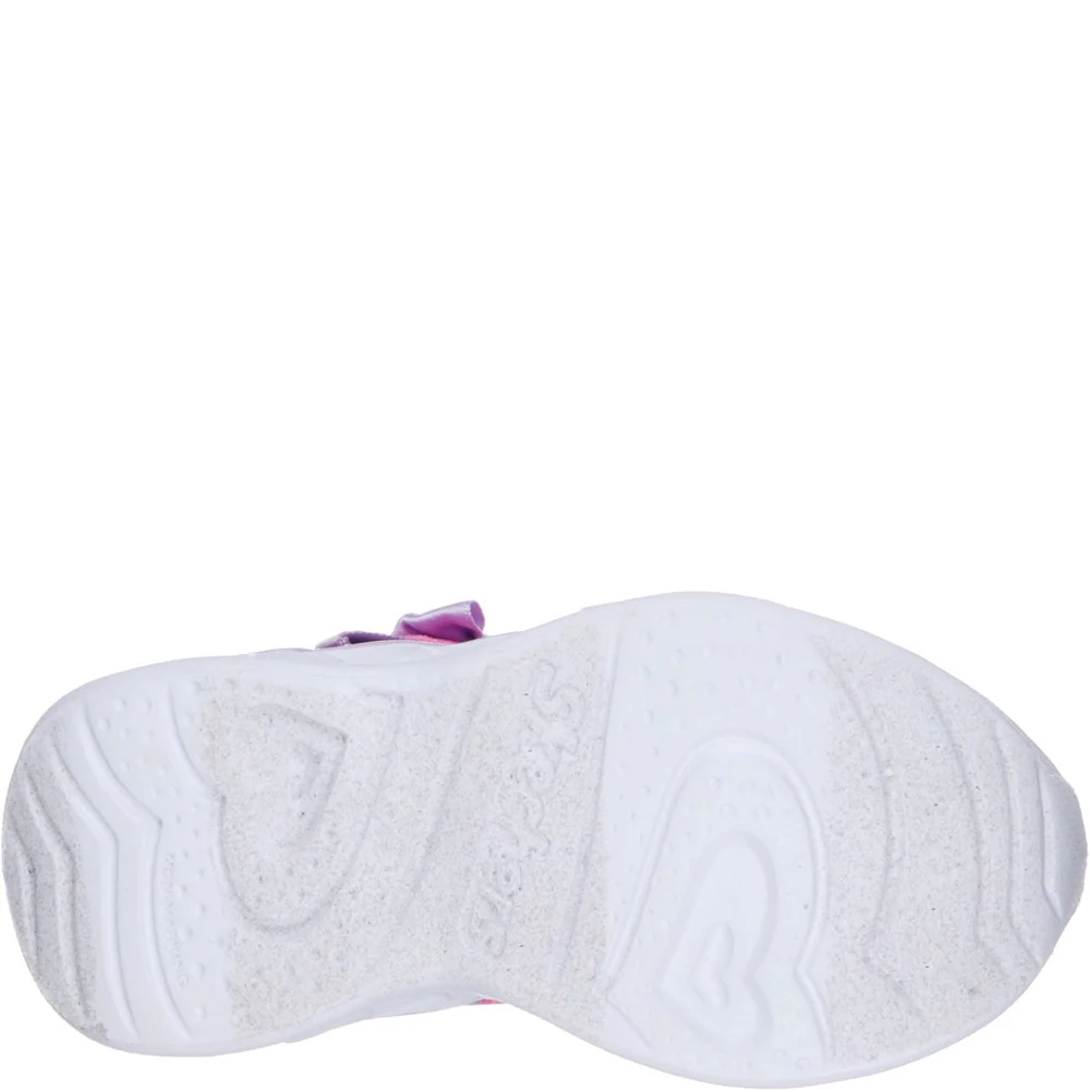 Skechers Heart Lights Touch Fastening Trainer - Image 2