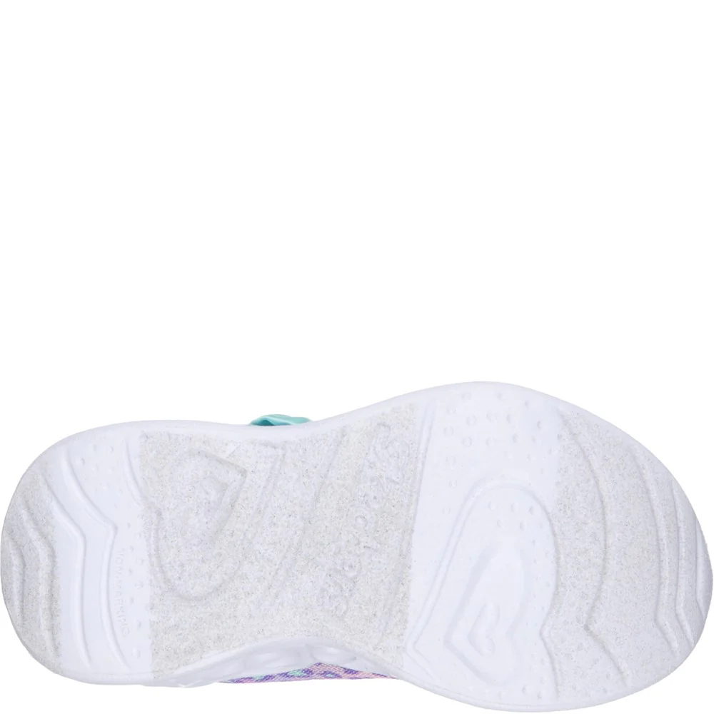 Skechers Heart Lights Touch Fastening Trainer - Image 2